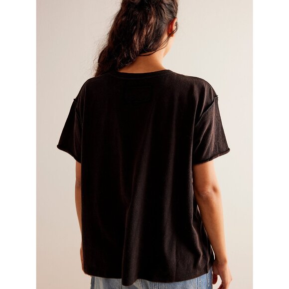 FREE PEOPLE We the Free Horsin Around Tee / Night Combo Tiger - Picture 3 of 4